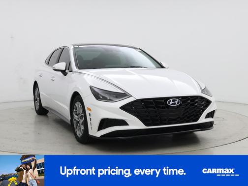 White 2021 Hyundai SONATA SEL