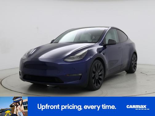 Blue 2022 Tesla Model Y Performance