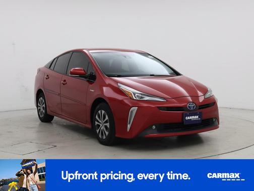 Red 2019 Toyota Prius LE