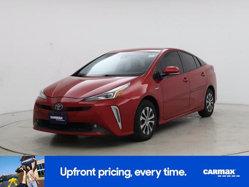 Red 2019 Toyota Prius LE