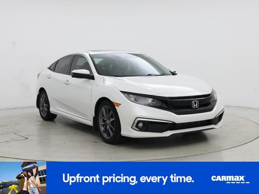 White 2020 Honda Civic EX
