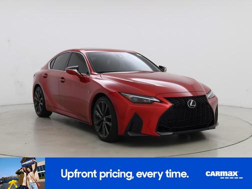 Red 2024 Lexus IS 350 F-SPORT Design