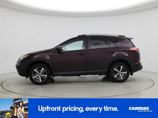 Red 2018 Toyota RAV4 XLE