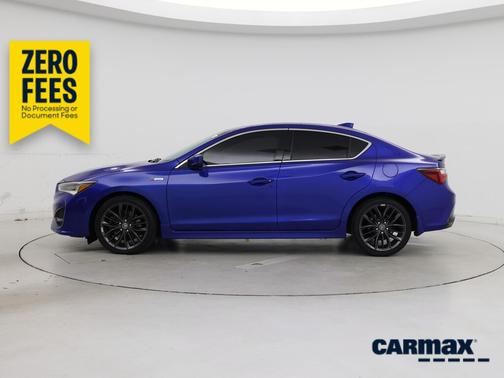 Blue 2022 Acura ILX Premium A-Spec