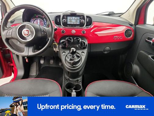 Red 2017 FIAT 500 Pop