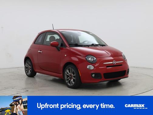 Red 2017 FIAT 500 Pop