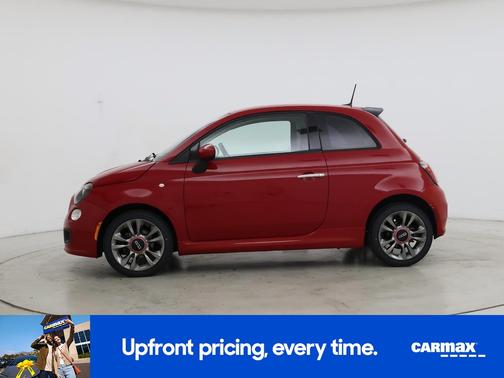 Red 2017 FIAT 500 Pop