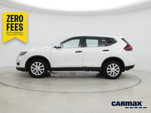 White 2018 Nissan Rogue S