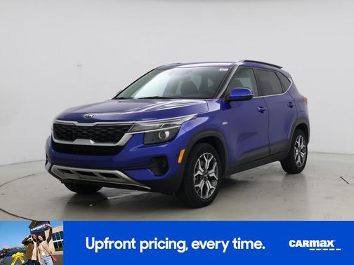 Black 2021 Kia Seltos EX