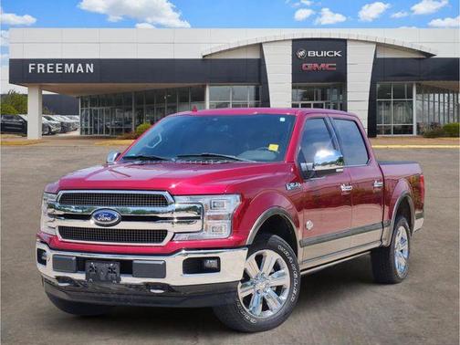 Red 2018 Ford F-150 King Ranch