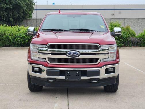 Red 2018 Ford F-150 King Ranch