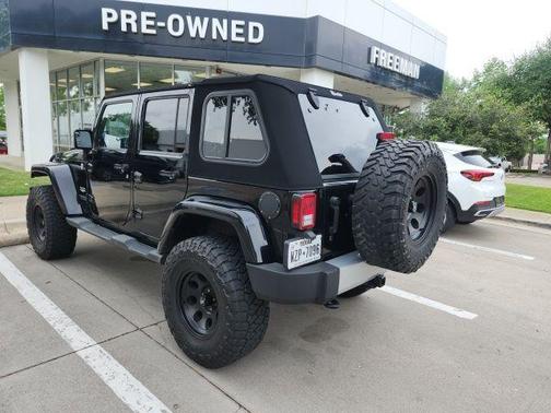 Black Clearcoat 2015 Jeep Wrangler Unlimited Sahara
