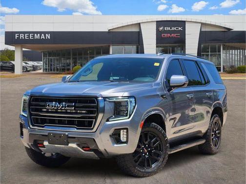 Satin Steel Metallic 2022 GMC Yukon AT4