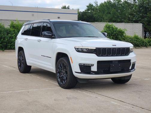 Bright White Clearcoat 2025 Jeep Grand Cherokee L Summit
