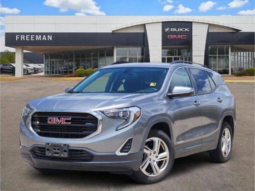 Satin Steel Metallic 2018 GMC Terrain SLE