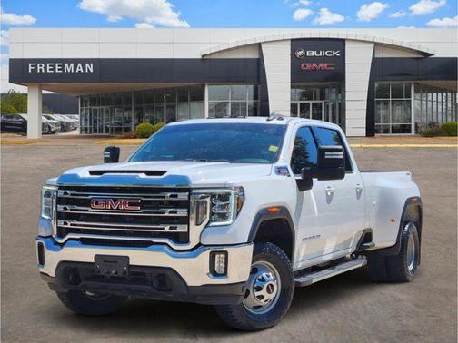 Summit White 2021 GMC Sierra 3500 SLE
