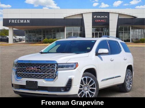 White Frost Tri-Coat 2022 GMC Acadia Denali