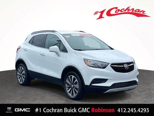 Summit White 2022 Buick Encore Preferred