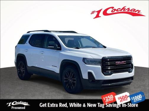 Summit White 2023 GMC Acadia AWD SLT
