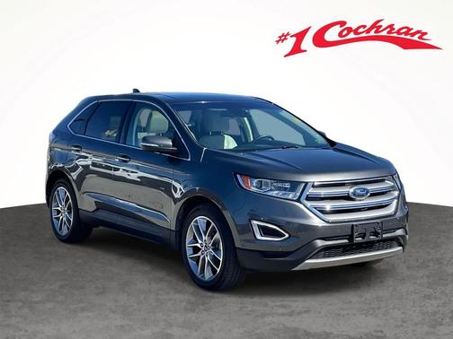 Magnetic Metallic 2017 Ford Edge Titanium