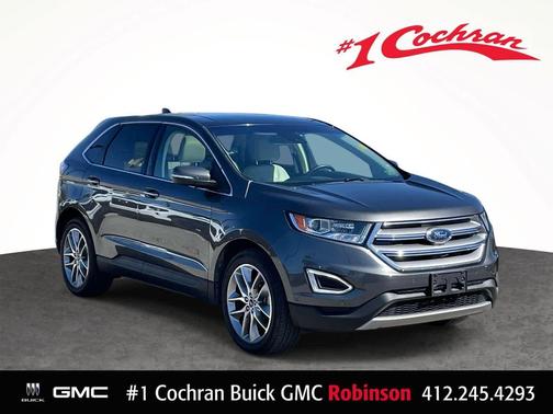 Magnetic Metallic 2017 Ford Edge Titanium