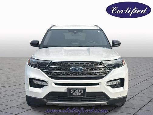 STAR WHITE MET TRI-COAT 2021 Ford Explorer KING RANCH