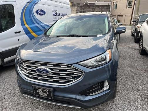 BLUE METALLIC 2019 Ford Edge TITANIUM