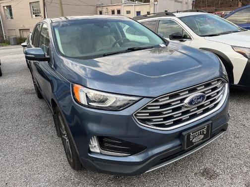 BLUE METALLIC 2019 Ford Edge TITANIUM