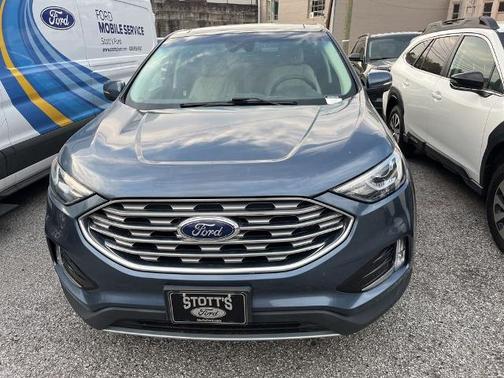 BLUE METALLIC 2019 Ford Edge TITANIUM