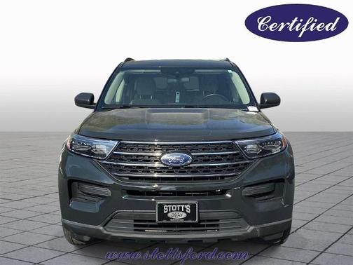 FORGED GREEN METALLIC 2022 Ford Explorer XLT