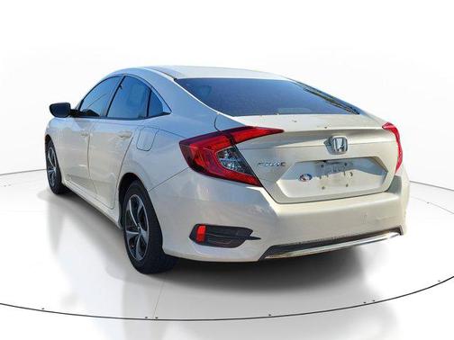 White Orchid Pearl 2019 Honda Civic LX