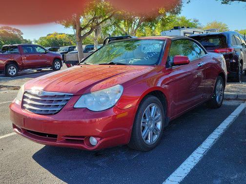 Inferno Red Crystal Pearlcoat/Black Vinyl Top 2008 Chrysler Sebring Base