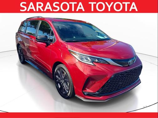 Ruby Flare Pearl 2021 Toyota Sienna XSE 7 Passenger