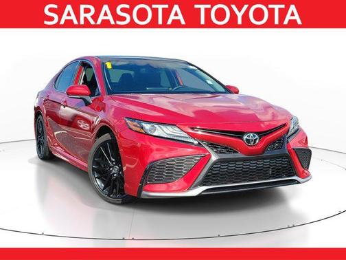 Supersonic Red 2021 Toyota Camry XSE