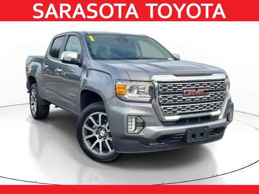 Satin Steel Metallic 2021 GMC Canyon Denali