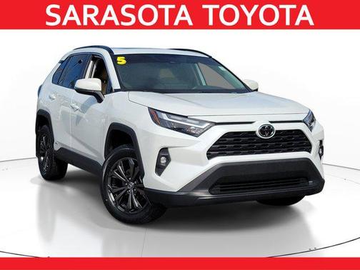 Wind Chill Pearl 2025 Toyota RAV4 Hybrid XLE Premium