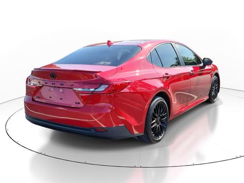 Supersonic Red 2025 Toyota Camry LE