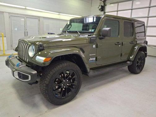 Sarge Green Clearcoat 2023 Jeep Wrangler 4xe Sahara
