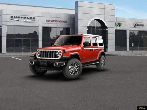 Firecracker Red Clearcoat 2026 Jeep Wrangler Sahara