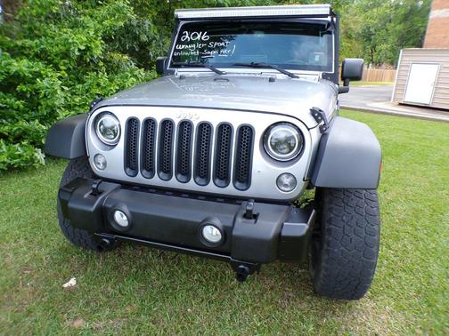 Billet Silver Metallic Clearcoat 2016 Jeep Wrangler Unlimited Sport
