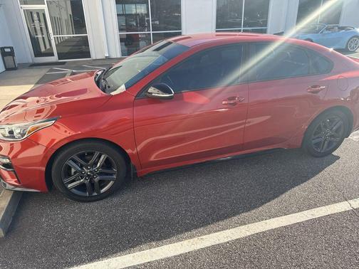 Fire Orange 2020 Kia Forte GT-Line