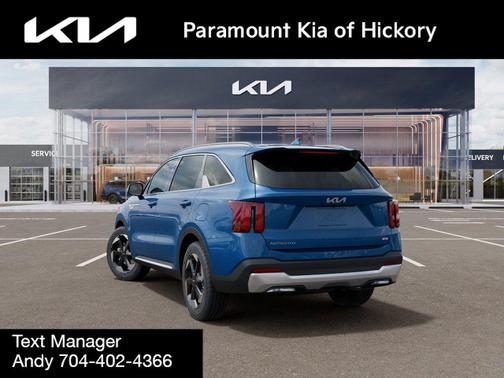 Mineral Blue 2026 Kia Sorento Hybrid EX