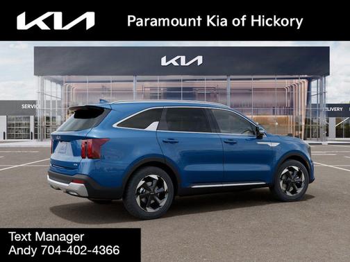 Mineral Blue 2026 Kia Sorento Hybrid EX