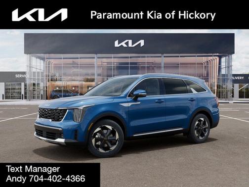Mineral Blue 2026 Kia Sorento Hybrid EX