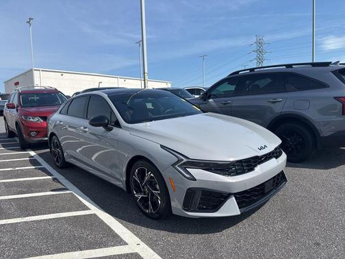Wolf Gray 2025 Kia K5 GT-Line