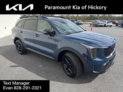 Midnight Lake Blue 2025 Kia Sorento SX