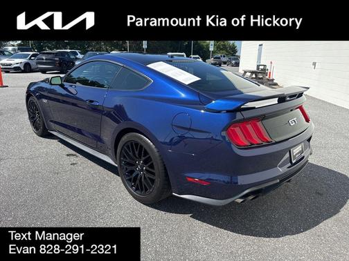 Kona Blue Metallic 2019 Ford Mustang GT Premium