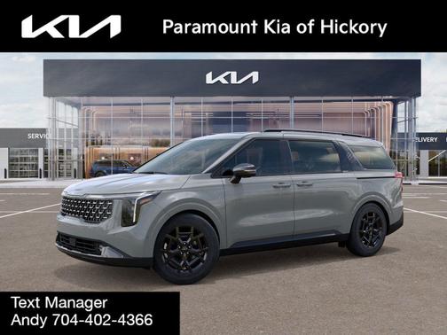 Ceramic Silver 2026 Kia Carnival Hybrid SX