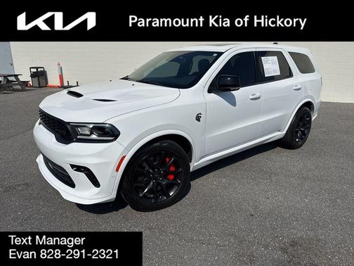 White Knuckle Clearcoat 2024 Dodge Durango SRT Hellcat Premium AWD
