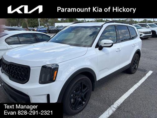Glacial White Pearl 2025 Kia Telluride SX X-Line
